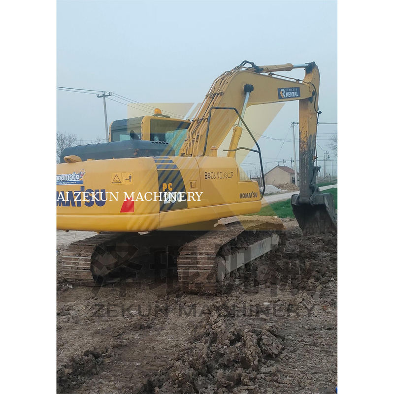 Komatsu PC200-7 PC200-8N1 Crawler Excavator Digger con motore da 110 kW a Shanghai