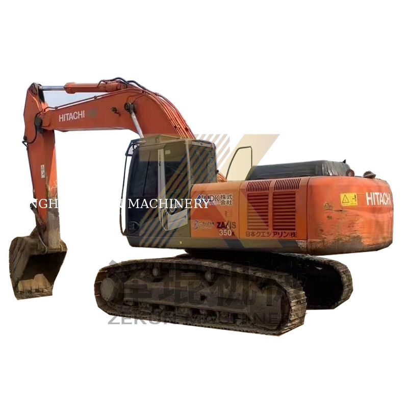 Escavatore usato Hitachi ZX350-3G con 1.5 m3 di capacità di secchio in ottime condizioni