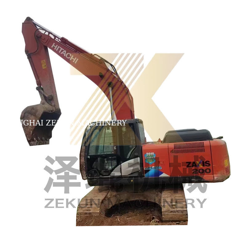 4475 Orari di lavoro utilizzati Hitachi ZX200 ZX200-3 ZX200-6 Escavatore a trascinatore per la costruzione