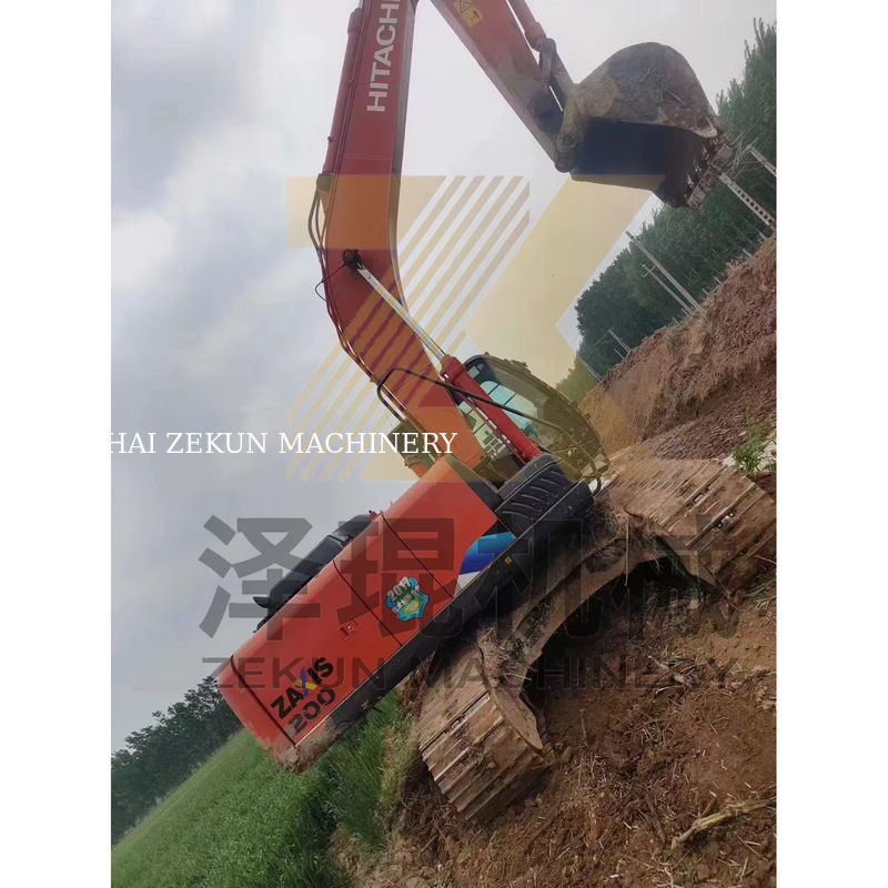 4475 Orari di lavoro utilizzati Hitachi ZX200 ZX200-3 ZX200-6 Escavatore a trascinatore per la costruzione