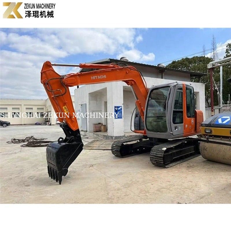 Escavatore usato Hitachi ZX70 con pompa idraulica originale e 2001-4000 ore di lavoro