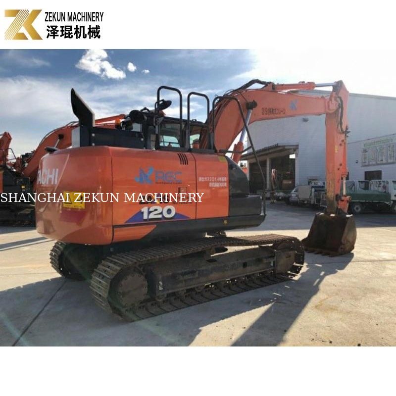 Escavatori usati da 12 tonnellate Hitachi ZX120 Escavatore ZX120-6 con cilindro idraulico originale