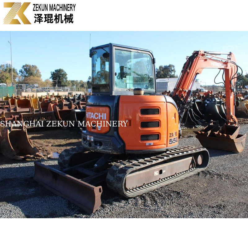 Escavatore di tipo mobile di tipo crawler Hitachi ZX55-5A con capacità di secchio di 0,19 m3