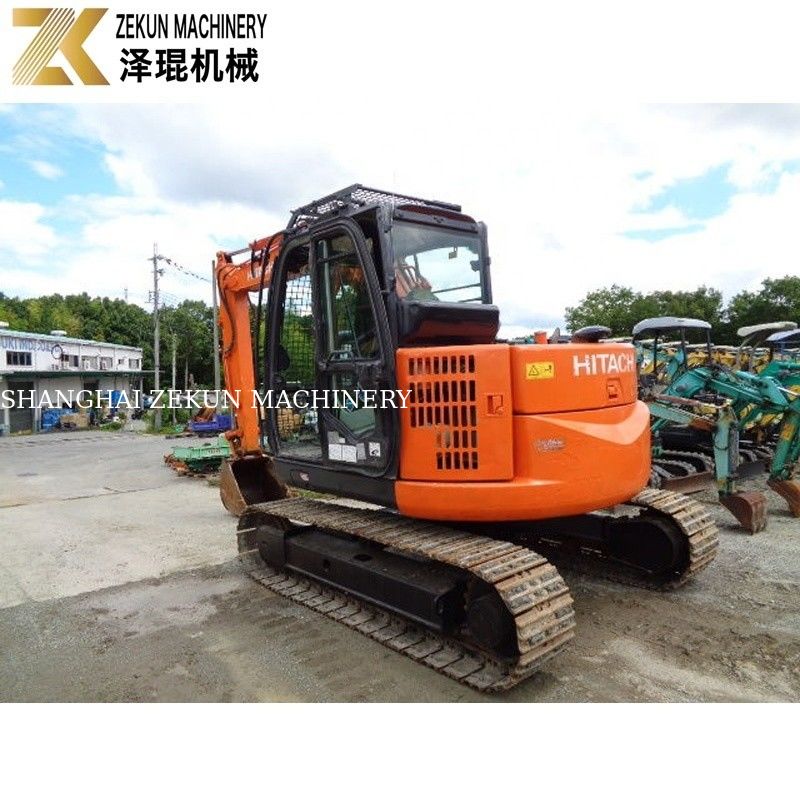 Giappone ha importato 7,5 tonnellate usate Hitachi ZX75 escavatore Isuzu motore ZX75US-A per l'agricoltura