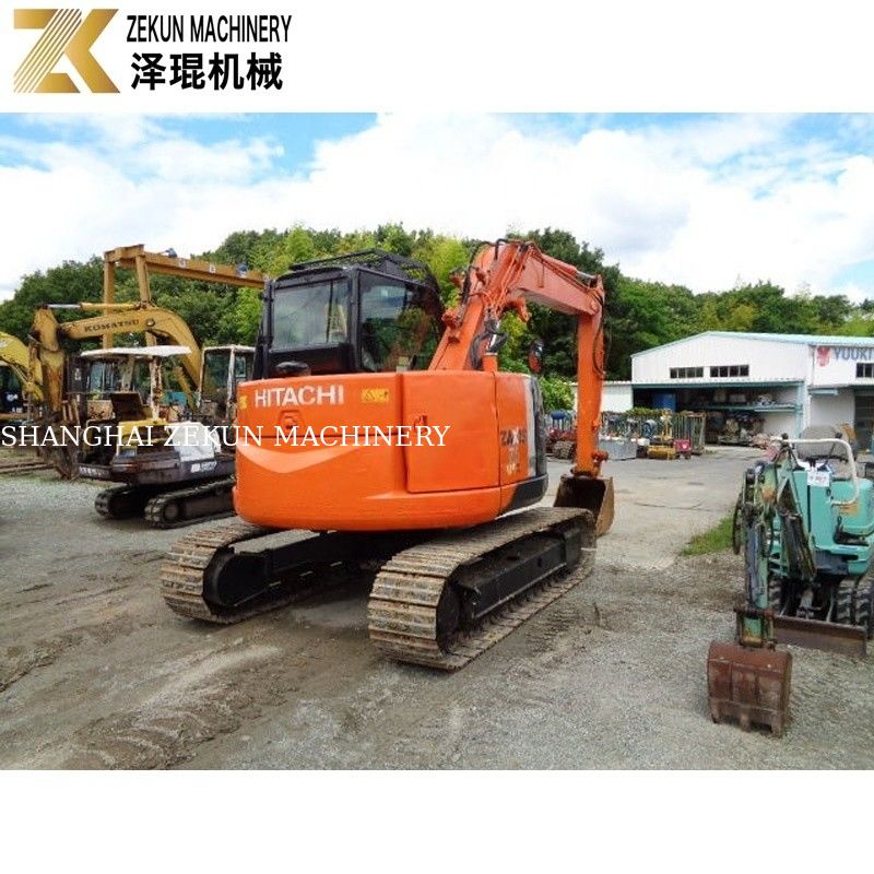 Giappone ha importato 7,5 tonnellate usate Hitachi ZX75 escavatore Isuzu motore ZX75US-A per l'agricoltura