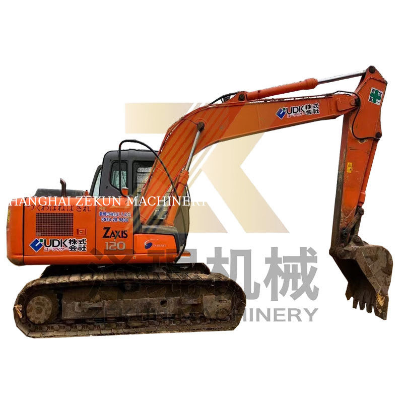 4001-6000 Orari di lavoro Hitachi ZX120-6 mini escavatore di seconda mano con motore ISUZU