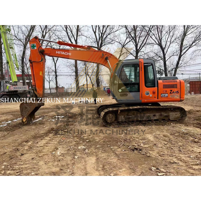 4001-6000 Orari di lavoro Hitachi ZX120-6 mini escavatore di seconda mano con motore ISUZU