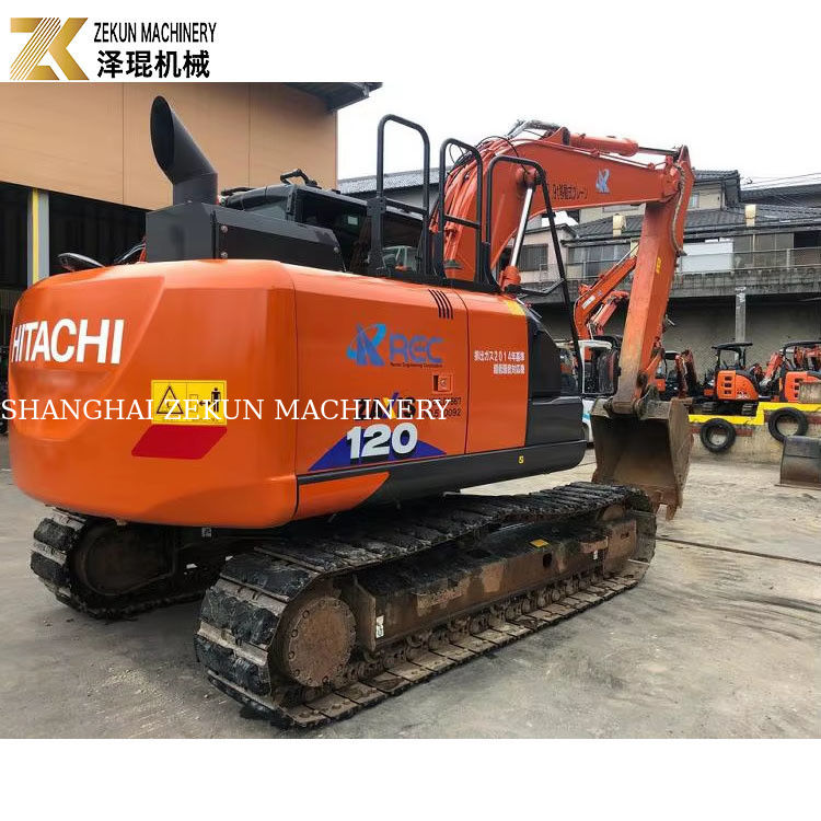 Escavatore Hitachi ZX120-6 con pompa idraulica originale e peso operativo di 12 tonnellate