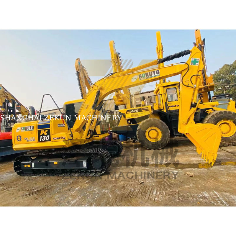 Escavatori di seconda mano da 13 tonnellate Komatsu PC130-7 Escavatori a Shanghai Valvola idraulica Altro