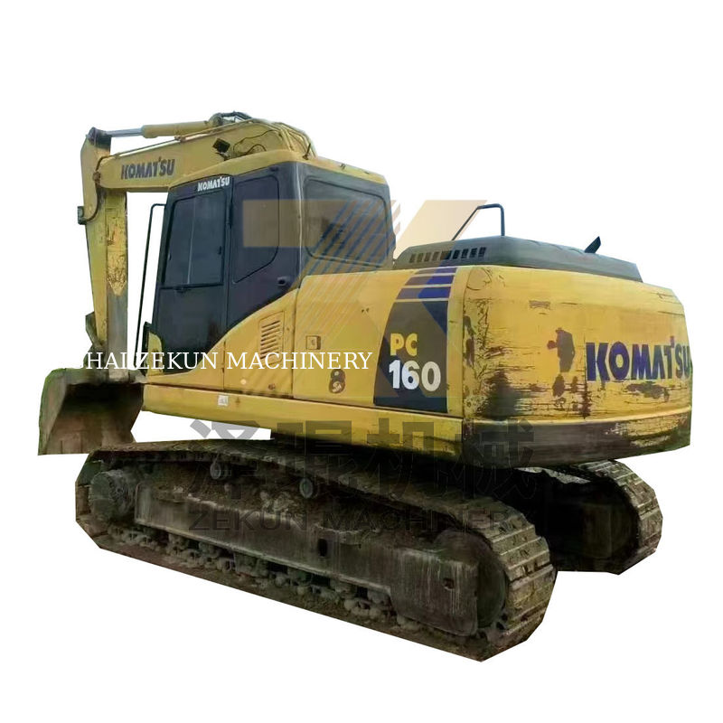 Komatsu PC160 escavatore da 16 tonnellate macchina usata originale con orario di lavoro ridotto in Giappone