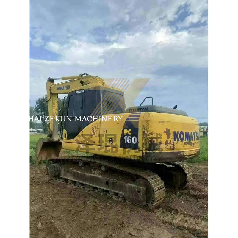 Komatsu PC160 escavatore da 16 tonnellate macchina usata originale con orario di lavoro ridotto in Giappone