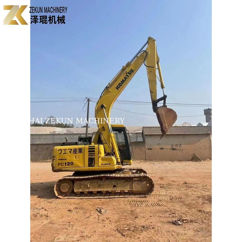 Escavatore a motore diesel Komatsu da 12 tonnellate PC120 adatto a lavori pesanti di scavo