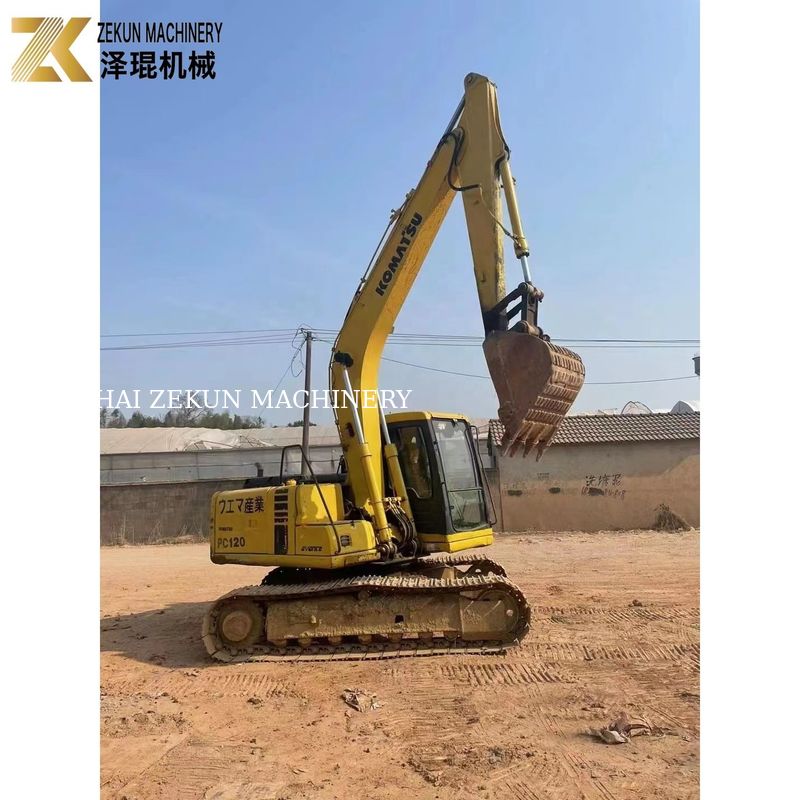 Escavatore a motore diesel Komatsu da 12 tonnellate PC120 adatto a lavori pesanti di scavo