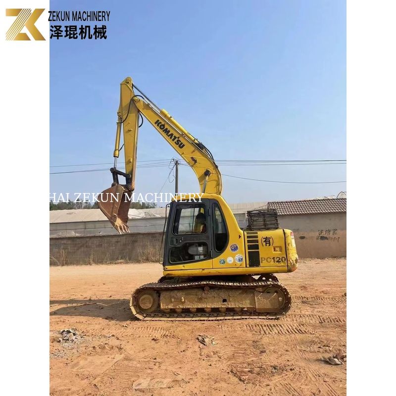 Escavatore a motore diesel Komatsu da 12 tonnellate PC120 adatto a lavori pesanti di scavo