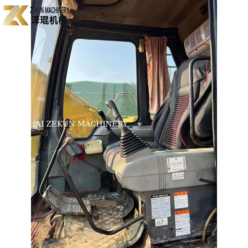 Escavatore a motore diesel Komatsu da 12 tonnellate PC120 adatto a lavori pesanti di scavo
