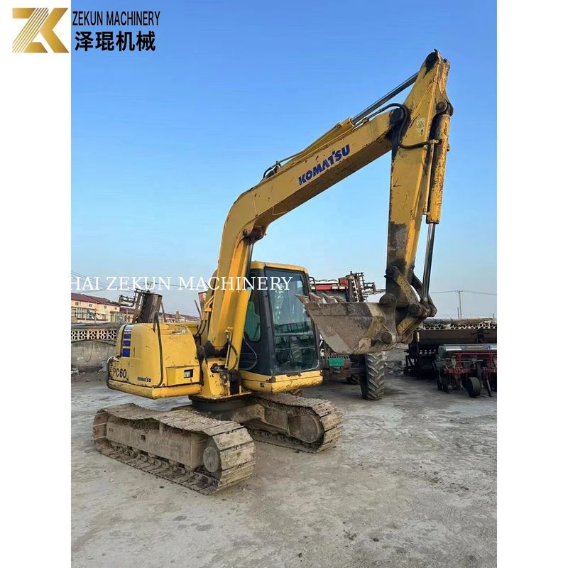 Usato Giappone Komatsu PC60-7 escavatore 6Ton colore originale KOMATSU motore