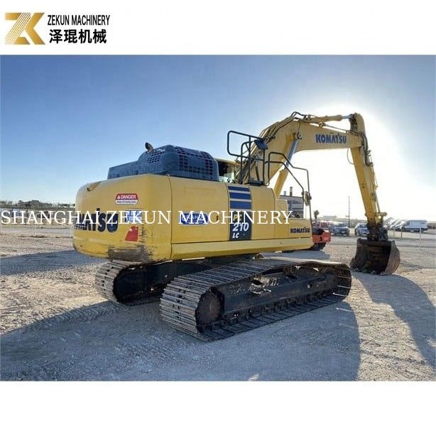 Escavatore a strisce di Komatsu usato PC 210-LC 7 con cuscinetti di gomma 20900 kg
