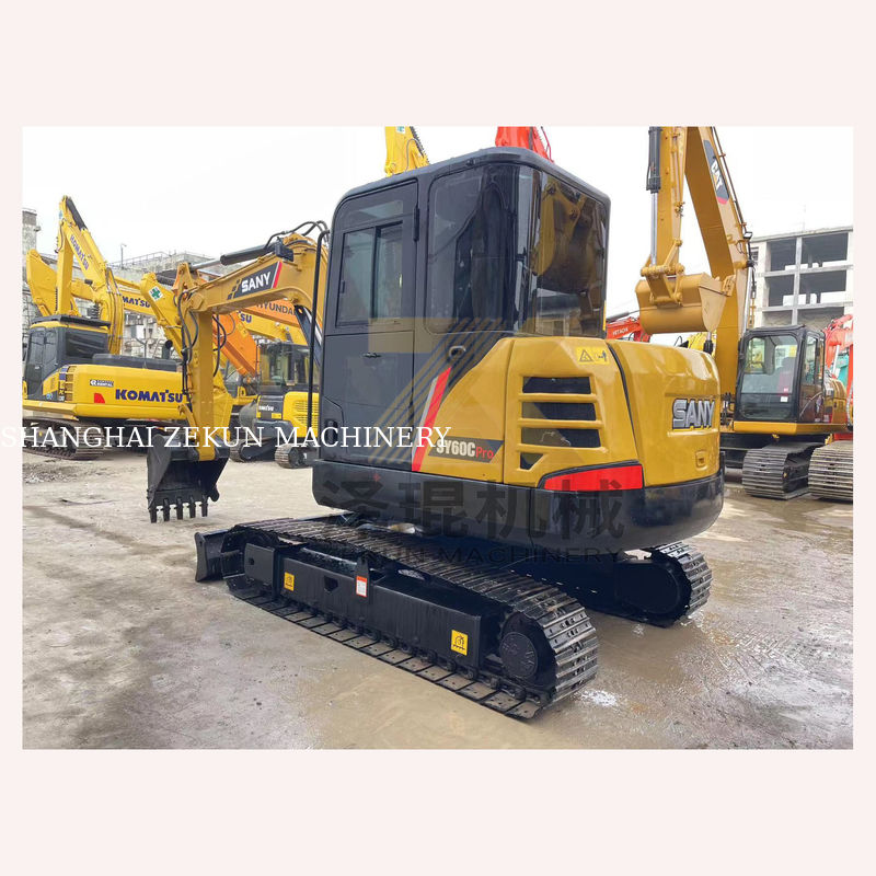 Sany SY60C Pro Crawler Escavatore idraulico con motore Sany e 0-2000 ore di lavoro