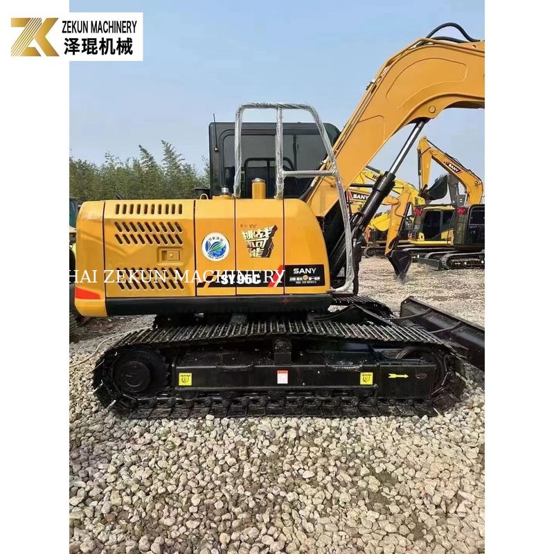Motore importato Sany SY95C PRO escavatore 9 tonnellate Perfetto per progetti di costruzione
