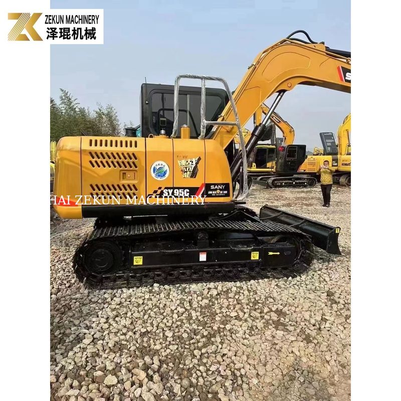 Motore importato Sany SY95C PRO escavatore 9 tonnellate Perfetto per progetti di costruzione