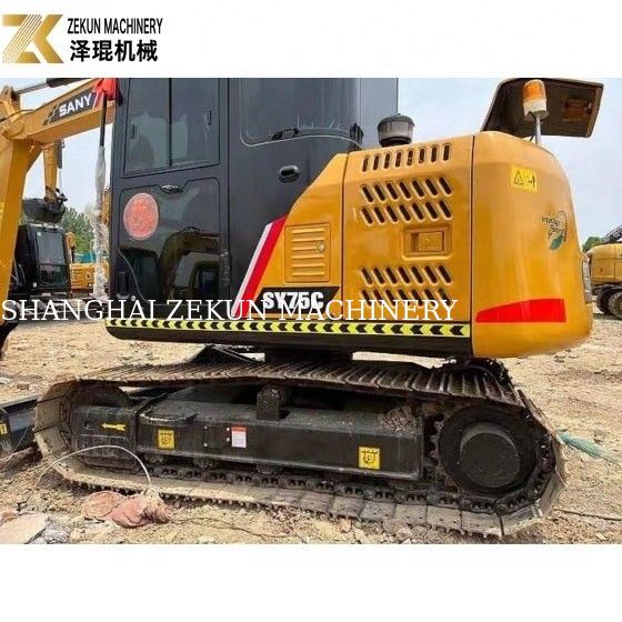 Escavatore usato Sany SY75 con capacità di 0.28m3 e 2001-4000 ore di lavoro