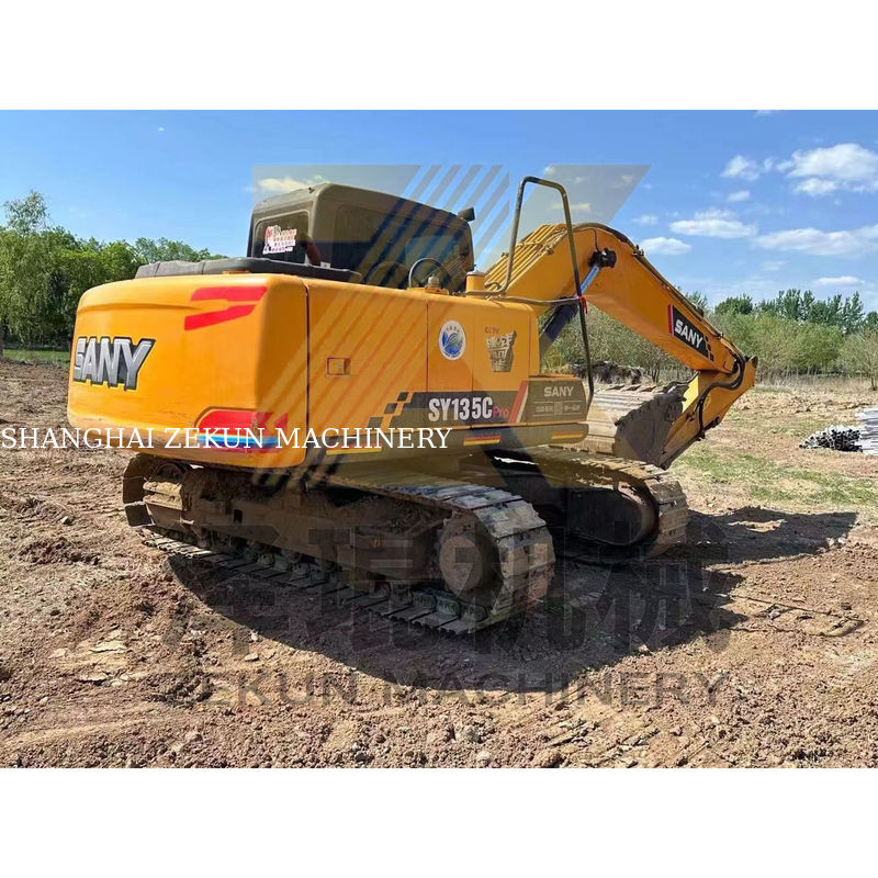 Sany SY135 Pro Crawler Excavator 0,6 m3 Capacità del secchio 2001-4000 Ore lavorative utilizzate