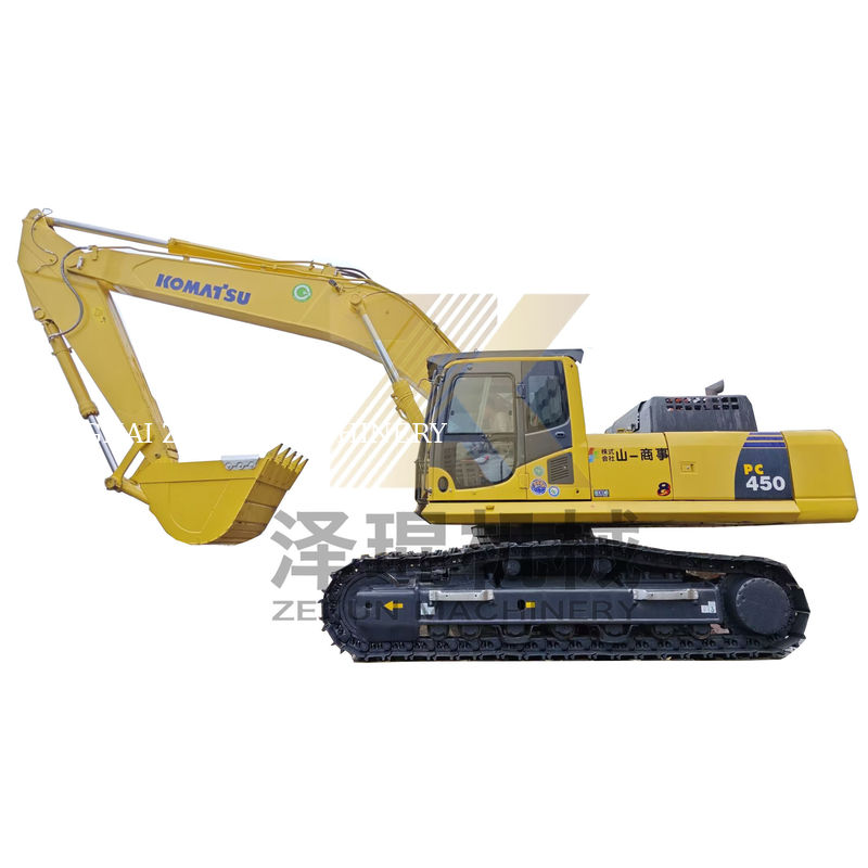 Escavatore a trascinatore Komatsu PC450-8 usato 45 tonnellate con 3000-4000 ore di lavoro