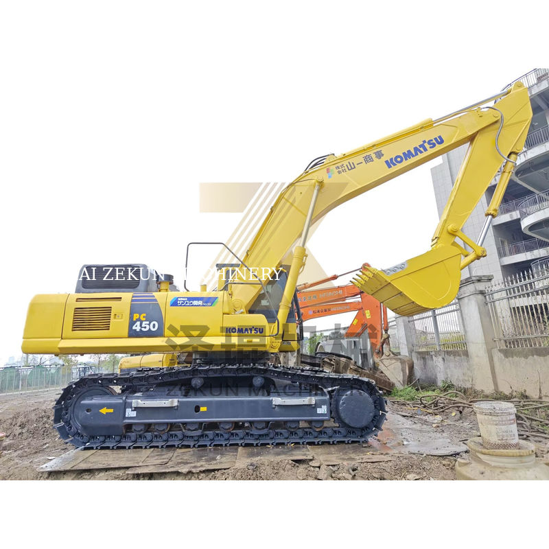 Escavatore a trascinatore Komatsu PC450-8 usato 45 tonnellate con 3000-4000 ore di lavoro