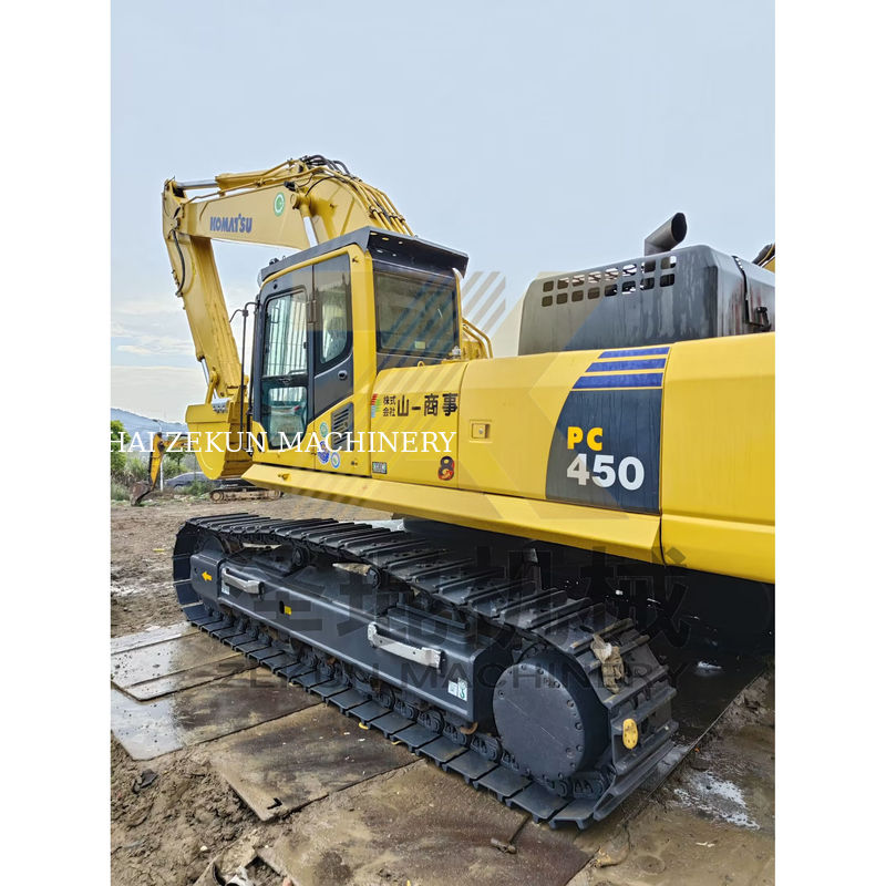 Escavatore a trascinatore Komatsu PC450-8 usato 45 tonnellate con 3000-4000 ore di lavoro