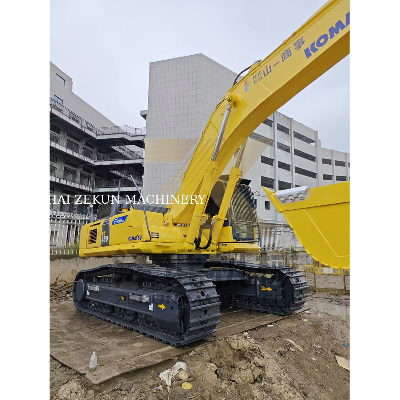 Escavatore a trascinatore Komatsu PC450-8 usato 45 tonnellate con 3000-4000 ore di lavoro