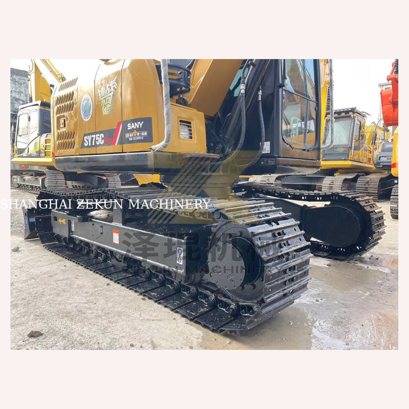 Escavatore Sany SY75C Pro usato con altra pompa idraulica 7500 KG Peso della macchina