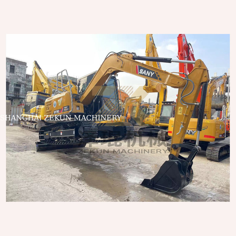 Escavatore Sany SY75C Pro usato con altra pompa idraulica 7500 KG Peso della macchina