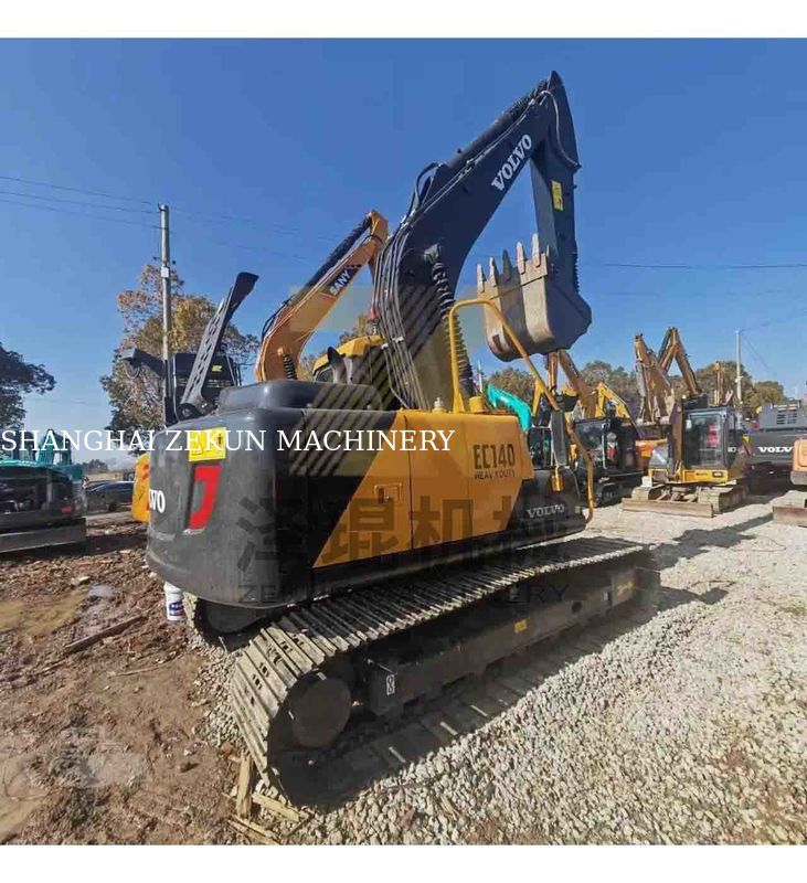 Volvo EC140DL escavatore usato ben mantenuto motore D3.8E 14 tonnellate di peso di esercizio