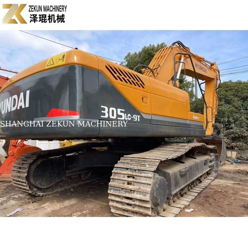 30 tonnellate Hyundai R305 Used Excavator per la costruzione di strade Scavo 2001-4000 ore lavorative