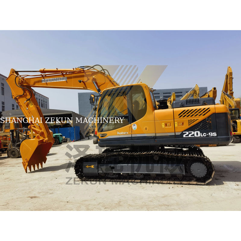 2019 Used Original Korea Hyundai 220 220-9 Digger con 22 tonnellate di peso operativo