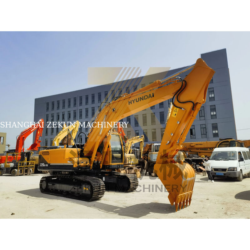 2019 Used Original Korea Hyundai 220 220-9 Digger con 22 tonnellate di peso operativo