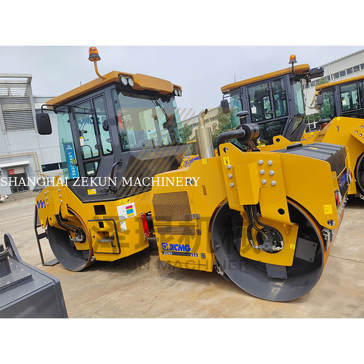 8 tonnellate XCMG XD83 Doppia bobina a rulli UE fase II attrezzature per la costruzione stradale