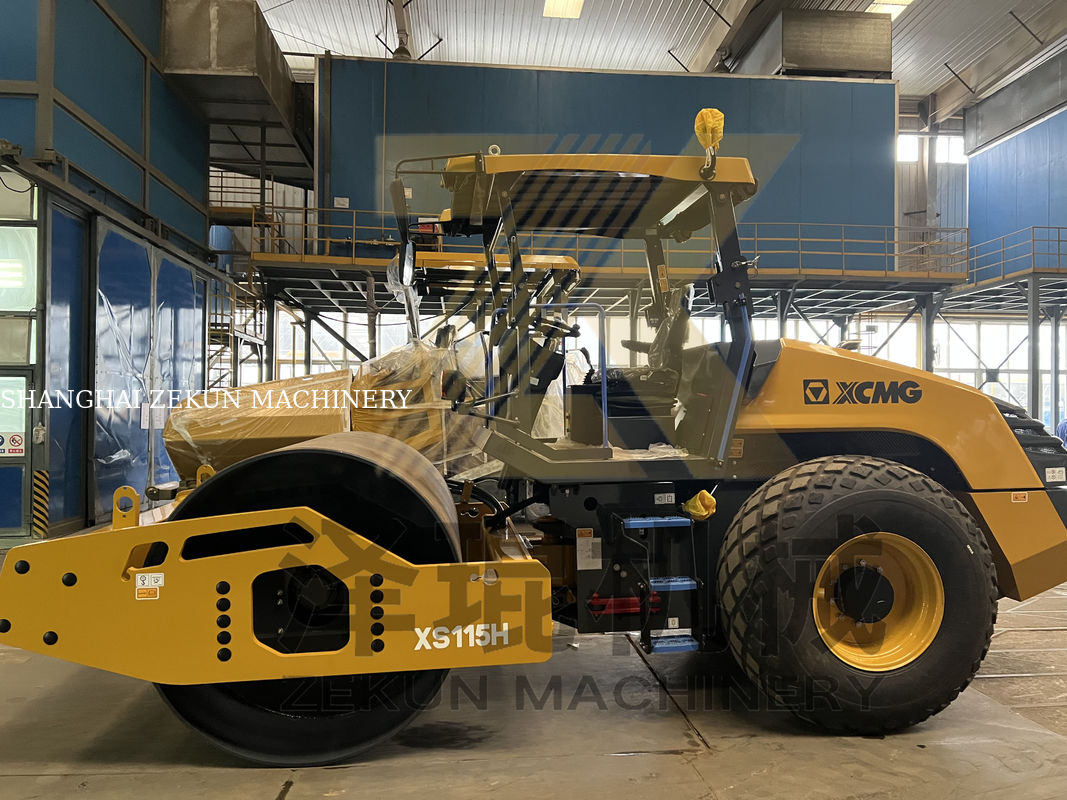 11 tonnellate XCMG XS115 Full Hydraulic Roller UE Stage II Road Equipment