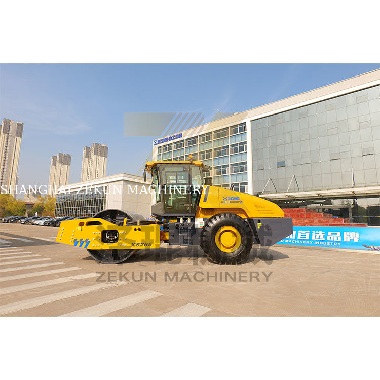 26T XCMG XS265 Roller a tamburo singolo idraulico.