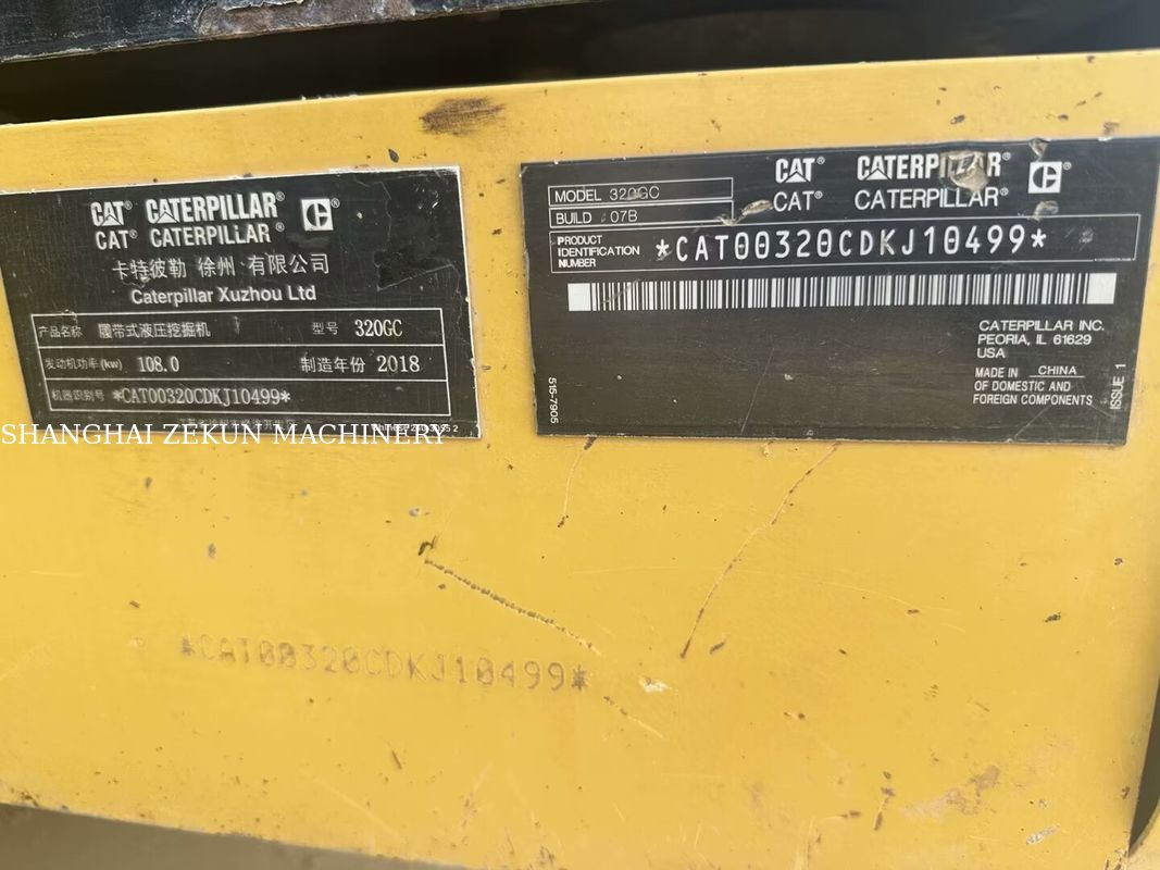 2018 Cat 320GC Escavatore 4300H Condizione originale per operazioni di costruzione senza intoppi