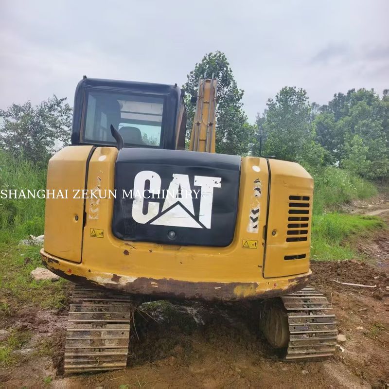 Escavatore CAT 307E2 del 2017, 12544 ore, altezza massima di scarico 070 mm, pressione idraulica 28 MPa
