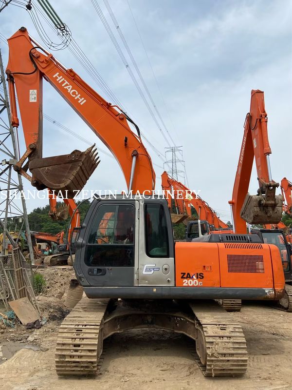Escavatore usato Hitachi ZX200-3G Con 11050hrs Lunghezza del braccio 2,94 M Lunghezza del boom 5,7 M
