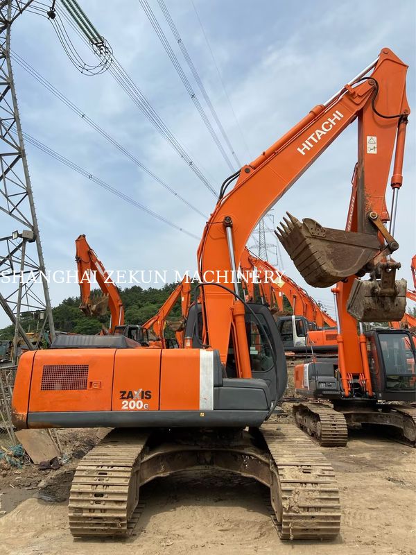 Escavatore usato Hitachi ZX200-3G Con 11050hrs Lunghezza del braccio 2,94 M Lunghezza del boom 5,7 M