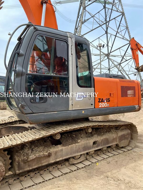 Escavatore usato Hitachi ZX200-3G Con 11050hrs Lunghezza del braccio 2,94 M Lunghezza del boom 5,7 M